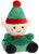 Palm Pals Christmas Holiday Plush 2 Piece Bundle, Santa and Jolly Elf