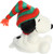 Aurora Festive Peanuts Palm Pals Snoopy Beanie Stuffed Animal - White 5 Inches