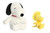 Aurora Peanuts Floppy Legs Plush Bundle, 12" Snoopy and 6.5" Woodstock