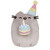 Gund Snack 9.5" Pusheen Plush Bundle, Popcorn and Birthday Officially Licensed