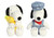 Aurora Peanuts Plush Bundle, Big Hugs Woodstock and Train Engineer Snoopy