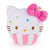 GUND Sanrio Cupcake Plush Bundle, 8" Hello Kitty & My Melody Officially Licensed