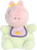 New Aurora Playful Peppa Pig Baby Evie with Bib Palm Pals - Pink 5 Inches