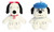 New Aurora Peanuts 2 Piece Floppy Legs Plush Bundle, 8" Belle and 8" Olaf