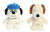 New Aurora Peanuts Snoopy Brothers Floppy Legs Plush Bundle, 8" Olaf and 8" Andy