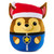 Paw Patrol Plush Bundle of 2, 6 inch Chase and 12 inch Winter Santa Chase Squish