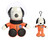 New Aurora 2 Piece Orange Spacesuit Plush Bundle, 10" Snoopy and 7" Snoopy Clip