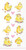 Boston International Guest Towel Napkins Bundle, Easter Chicks and Eggstra Eggs