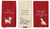 Primitives By Kathy Red White Christmas Dog Towel Bundle of 3