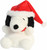 Aurora Peanuts Palm Pal 2 Piece Plush Bundle, Elf Woodstock and Santa Snoopy