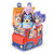 New GUND Bluey 5-Piece Sensory Toy Plush Playset, 7 in
