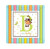 Set of 18 Baby Shower Party B is for Baby Square Dessert Plates Tableware, 7"