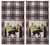 New Set of 2 Red Gray Forest Moose Terry Kitchen Dish Towels, Lake Lodge Camping