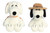 New Aurora Snoopy's Brothers Floppy Legs Plush Bundle, 8" Spike and 9" Marbles