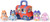New GUND Bluey Plush Bundle, 5-Piece Family Car Sensory Playset and 13" Bluey