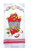Bundle of 2 Fruit-Apple Orchard Farmhouse Cotton Kitchen Dish Towels, White Red