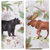 2 Piece Pinecone Trails Dual Purpose Towel Kitchen Set