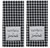 New Set of 2 Gingham Farmhouse Happiness Is Homemade Applique Kitchen Tea Towels