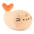 New GUND Pusheen Bento Shrimp Tempura Plush Squishy Stuffed Animal Orange, 6”