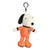 New Aurora 2 Piece Orange Spacesuit Plush Bundle, 10" Snoopy and 7" Snoopy Clip