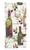 Tuscan Tour Wine Bottles Kitchen Terry Towels and Cork Cocktail Napkins