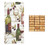 Tuscan Tour Wine Bottles Kitchen Terry Towel and Cork Cocktail Napkins