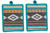 New Set of 2 Kay Dee Designs Southwest Craze Square Kitchen Potholders