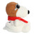 3 Piece Aurora Peanuts 5" Palm Pal Plush Set, Joe Cool, Flying Ace, and Snoopy