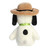 New Aurora Peanuts 2 Piece Floppy Legs Plush Bundle, 8" Snoopy and 8" Spike