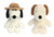 New Aurora Peanuts 6 Pc Floppy Legs Plush Set With Snoopy, Sister and Brothers