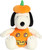 New Aurora Spooky Halloween Pumpkin Costume Snoopy Trick-Or-Treat Plush, 14"