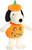 New Aurora Spooky Halloween Pumpkin Costume Snoopy Trick-Or-Treat Plush, 14"