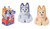 New GUND Bluey Plush Bundle, 5-Piece Car Sensory Playset, 13" Bingo and Bluey