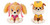 New Gund Paw Patrol Plush Bundle of 2, 6 inch Skye and Rubble Officially Licensed