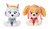 New Gund Paw Patrol Plush Bundle of 2, 6 inch Everest and Skye Officially Licensed