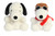 5" Aurora Peanuts Palm Pal Plush 2 Piece Bundle, Snoopy and Flying Ace