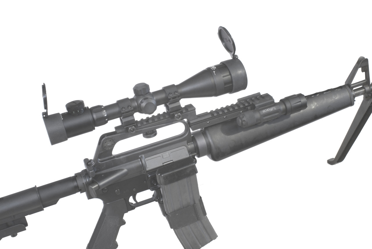 AR15 Double deck carry handle mount with two side rails / Gooseneck Z