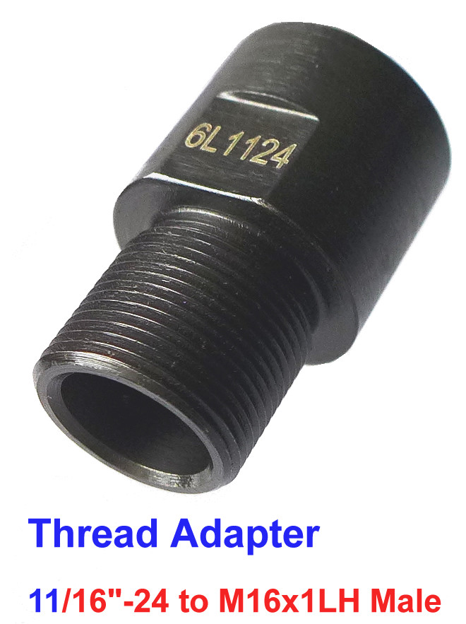 Barrel Thread adapter to Convert 11/16