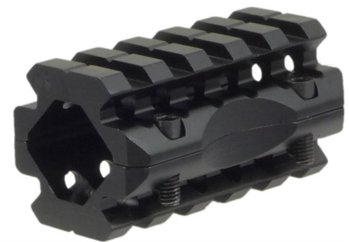 Dual Rail Barrel Mount for Dia.  17 mm / 0.67" to 22 mm / 0.87" barrel Rifle & Shot Gun,  5% -- 30 % off discount are available online automaticly baseed on Qty. ordered  Dual Rail Barrel Mount for Dia.  17 mm / 0.67" to 22 mm / 0.87" barrel Rifle & Shot Gun,  5% -- 30 % off discount are available online automaticly baseed on Qty. ordered