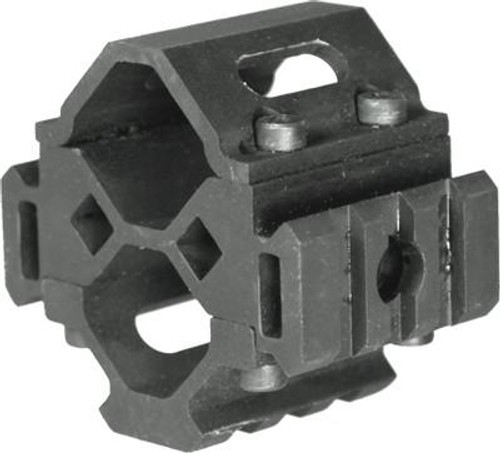 3 Slots Tri-rail Barrel Mount for Shotgun & Rifle & Paint ball, Fits Barrel Diameter from 19mm / 0.75" To 26mm / 1" 3 Slots Tri-rail Barrel Mount for Shotgun & Rifle & Paint ball, Fits Barrel Diameter from 19mm / 0.75" To 26mm / 1"
