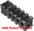 Tufforce 4-side Rail Muzzle Brake for AR15 / M16 / M4, 5 slots, Fit for 1/2"-28 Barrel Thread, USA Patent Grant Tufforce 4-side Rail Muzzle Brake for AR15 / M16 / M4, 5 slots, Fit for 1/2"-28 Barrel Thread, USA Patent Grant