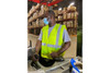 Hi-Visibility Safety Vest, Recycled Materials, Class 2, 3 Pockets, 10 per case (SRVCL2MLZ) MCR RVCL2MLZ