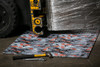 Universal Camouflage Absorbent Roll, Absorbs 57 gallons, 30"x150' Roll (A30X150CAMOH) in use