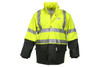 Luminator™, .40mm PU/Cotton-Poly Blend Class 3, 2 pc suit, silver reflective, Fluorescent Lime/Black (S5182S) Luminator™, .40mm PU/Cotton-Poly Blend Class 3, 2 pc suit, silver reflective, Fluorescent Lime/Black (S5182S)