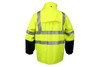 Luminator™, .40mm PU/Cotton-Poly Blend Class 3, 2 pc suit, silver reflective, Fluorescent Lime/Black Luminator™, .40mm PU/Cotton-Poly Blend Class 3, 2 pc suit, silver reflective, Fluorescent Lime/Black