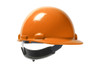 Dynamic Dom™ Cap Style Smooth Dome Hard Hat with HDPE Shell, 4-Point Textile Suspension and Swing Wheel-Ratchet Adjustment, Orange (S280HP341SR03)