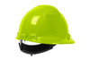 Whistler™ Vented, Cap Style Hard Hat with HDPE Shell, 4-Point Textile Suspension and Wheel Ratchet Adjustment, Hi Vis Yellow/Lime (S280HP241RV44)