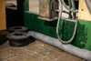 Universal Cellulose Absorbent Socks, 3"x4', 40 per case (A3X4GCELSOCK) in use machinery