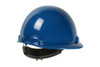 Dynamic Dom™ Cap Style Smooth Dome Hard Hat with HDPE Shell, 4-Point Textile Suspension and Wheel-Ratchet Adjustment, Steel Blue (S280HP341R71)