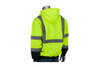 Full Zip Hooded Sweatshirt, Class 3, Lime (S3231370BLY)